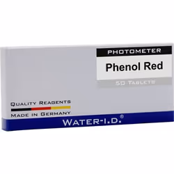 Tablettes Water ID 50 - PoolLab - Phenol Rot pour mesure du pH dans leau