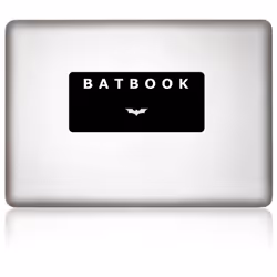 apfelkleber BatBook, Noir, Transparent, Motif de dessin animé, Amovible, Garçon/Fille, 1 pièce(s)