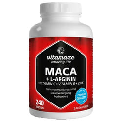 Vitamaze Maca + L-Arginine + Vitamines + Zinc 240 Capsules