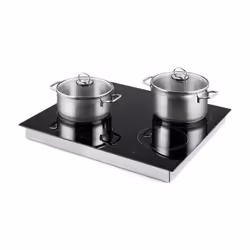 Klarstein Virtuosa Plaque de cuisson vitrocéramique 4 zones encastrable Noir - Vue supplémentaire 5
