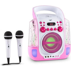 Chaîne karaoké - AUNA - Kara Liquida - Lecteur CD - Port USB - 2 micros inclus