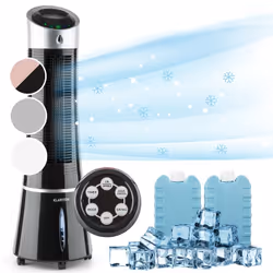 Description générale Ce rafraîchisseur d'air 4-en-1 combine les fonctions de ventilateur, humidificateur et purificateur d'ai ...