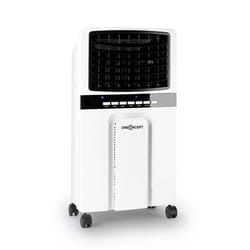 Rafraîchisseur dair - OneConcept Baltic - 3-en-1 - Ventilateur humidificateur dair - 65 W 360 m³/h télécommande - Blanc
