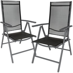 TecTake 401633 ensemble de meubles de jardin Anthracite, Noir