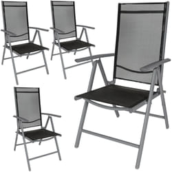 TecTake 401634 ensemble de meubles de jardin Anthracite, Noir