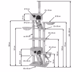 TecTake 401640 maison pour chat - Vue supplémentaire 6
