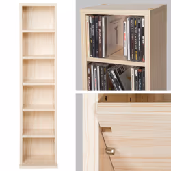 TecTake 401699 étagères Panneaux MDF, Plastique Marron