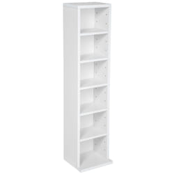 TecTake 401700 étagères Panneaux MDF, Plastique Blanc