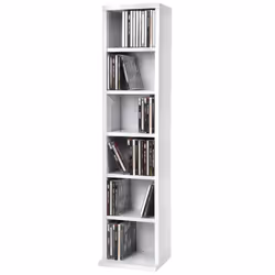 TecTake 401700 étagères Panneaux MDF, Plastique Blanc