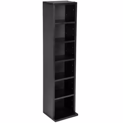 TecTake 401701, Panneaux MDF, Plastique, Noir