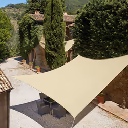 TecTake 401811 Voile d'ombrage Beige