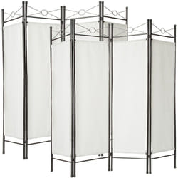 Tectake - Lot de 2 paravents modulables en 2, 3 ou 4 parties Pliable à 180 degrès