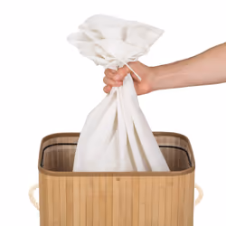 TecTake 401836 panier à linge Polyester, Coton, Bambou Beige - Vue supplémentaire 4