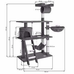 TecTake 401853 maison pour chat - Vue supplémentaire 6
