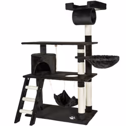 TecTake 401855, Polyester, Noir, 1050 mm, 600 mm, 1410 mm, 13,9 kg