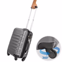 TecTake 402025 pièce de bagage individuel Gris