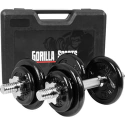 Gorilla Sports 100809-00019-0001 haltère Haltère ajustable 20 kg