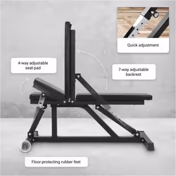 Gorilla Sports 100095-00019-0001 banc de musculation - Vue supplémentaire 10