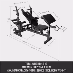 Gorilla Sports 100115-00019-0001 banc de musculation - Vue supplémentaire 13