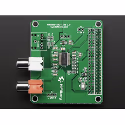 Adafruit HB-DACP-RCA, Raspberry Pi, Adafruit, Vert, Argent, 56,4 mm, 64,8 mm, 18,8 g