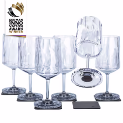 Silwy KO-WI-C-6 Verre à vin 300 ml Verre à vin polyvalent