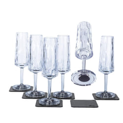 Silwy KO-CH-C-6 flûte à champagne 6 pièce(s) 150 ml Plastique