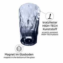 Silwy KO-LD-G-2 Verre à cocktail Verre de boissons d’été