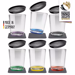 Silwy S025-0700-6-D, Régler, 0,25 L, Multicolore, Plastique, Tasse, Cappucino