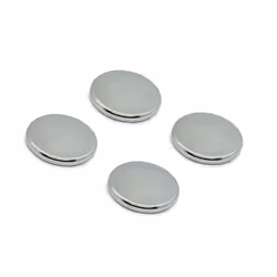 Silwy PM00-14-4, Rond, Néodyme, Métallique, 2,8 cm, 3 mm, 4 pièce(s)