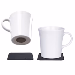 Silwy S027-1402-2-B, Régler, 0,27 L, Blanc, Porcelaine, Tasse, Universel