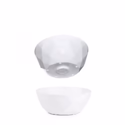 Silwy S0BO-1405-2-W, Bol de soupe, Rond, Plastique, Blanc, 0,5 L, 160 mm
