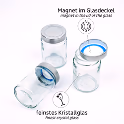 Silwy FM-192-BCS-SM boîte à épices Transparent 0,192 L Pot à épices