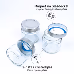 Silwy FM-125-BCS-SM boîte à épices Transparent 0,125 L Pot à épices