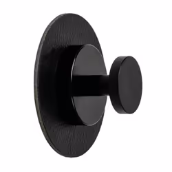 Silwy H000-14SA-1, Intérieure, Crochet universel, Noir, Bande adhésive, Cercle, 8 cm