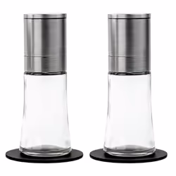 Silwy GM-SP-4, Pot à épices, Argent, Transparent, Verre, Plastique, Acier inoxydable, 0,1 L, Allemagne, 4 cm