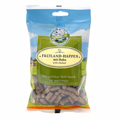 Bellfor Freiland-Happen, Friandise, Chien, Adulte, Poulet, 200 g
