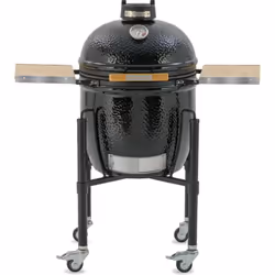 Barbecue Kamado, four, rôtissoire et plancha très polyvalent ! Idéal pour 4-8 personnes diamètre cuisson 44cm / Très nombreus ...