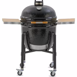 Barbecue Kamado, four, rôtissoire et plancha très polyvalent ! Idéal pour 10-20 personnes diamètre cuisson 52cm / Très nombre ...