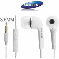 Véritable Original Samsung Blanc EHS64AVFWE Écouteurs intra-auriculaires Kit pieton (Bulk)) - 4260445774119