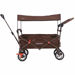 FUXTEC B-FX-CT700B, Chariot de jardin manuel, 4 roue(s), Roues pleines, Tissu, Métal, Marron, Noir, 70 kg