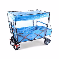 Vos enfants sont de vrais fans de chariots de transport et apprécient jouer avec l'eau ? Cette housse de pluie convient à tou ...