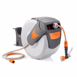 FUXTEC B-FX-WSA30, Boîtier d'enrouleur, Automatique, Fonctionnel, Noir, Gris, Orange, Mural, 30 m