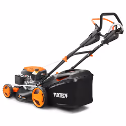 FUXTEC FX-RM5196PROSL tondeuse à gazon Marcher derrière un tracteur tondeuse Essence Noir, Orange, Blanc - Vue supplémentaire 6