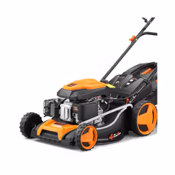 Description générale La tondeuse à gazon thermique autotractée FUXTEC FX-RM5196 est équipée d'un moteur puissant de 196 cm³ e ...