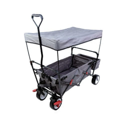Chariot de jardin pliable Fuxtec Wild Cruiser - transport charge 75 kg - Gris