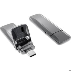 Xlyne 7612800 Clé USB 128 GB gris 7612800 USB-C® (USB 3.2 Gen 2)