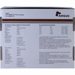 Inter-Tech SFX-300W unité d'alimentation d'énergie 20+4 pin ATX ATX Gris - Vue supplémentaire 4
