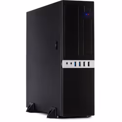 Inter-Tech IT-503, Mini Tower, PC, Noir, Mini-ITX, uATX, Métal, maison/bureau
