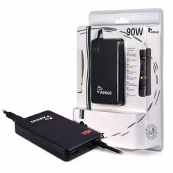 Inter-Tech ARGUS NB-90SA adaptateur de puissance & onduleur Intérieure 90 W Noir