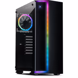 Inter-Tech S-3906 Renegade, Tower, PC, Noir, ATX, ITX, micro ATX, Jouer, Multicolore